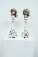 View larger version of Dee Shaw's artwork, Candle Dolls.